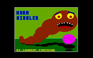 Worm Nibbler atari screenshot